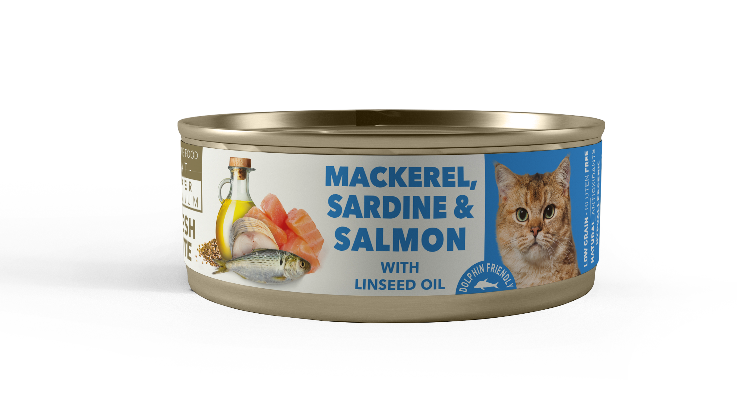 MACKEREL, SARDINE & SALMON ADULT 80g Amitypetfood